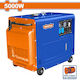Wadfow Silent Generator Petroleum with Handle and Maximum Power 6.25kVA