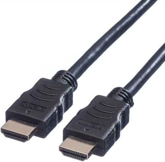 Value HDMI 1.4 Високоскоростен 1080p 120Hz HDMI Кабел HDMI Мъжки - HDMI Мъжки 1.5м Черен