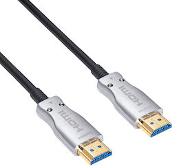 Akyga HDMI 2.1 Cablu HDMI de sex masculin - HDMI de sex masculin 20m Negru
