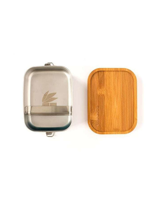 Boobam Ware Δοχείο Φαγητού Inox Ασημί 1.4lt