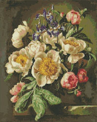 Ideyka Charming Bouquet Of Peonies Diamond Painting 40x50cm