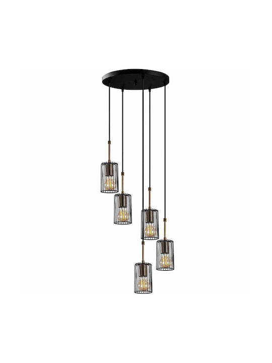 Opviq Pendant Chandelier Black