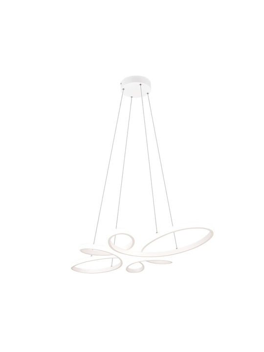 Trio Lighting Pendant Light White 83x45x150cm