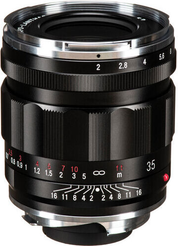 Voigtlander Пълен кадър Фотообектив APO-LANTHAR 35mm f/2.0 Широк ъгъл за Лайка М Монтаж Черен