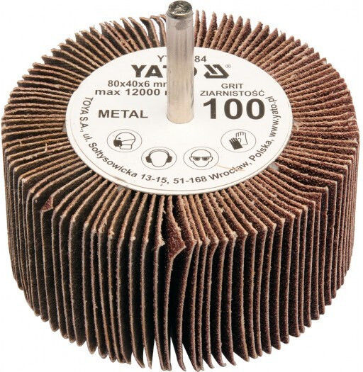Yato Κύλινδρος Λείανσης K100 40x80mm