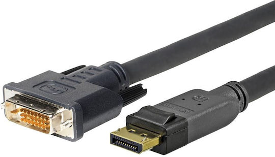 Vivolink Kabel DisplayPort-Stecker - DVI-Stecker 1m Schwarz (PRODPDVI1.5)