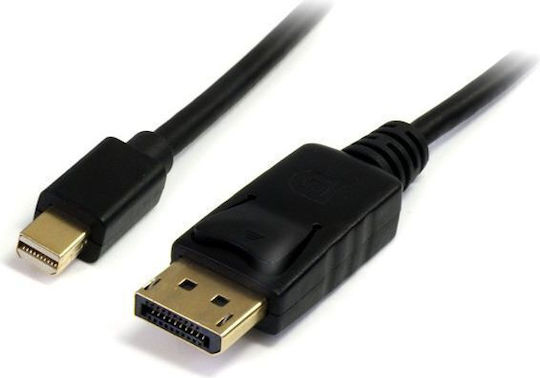 PremiumCord Cable DisplayPort male - mini DisplayPort male 2m Μαύρο (KPORT2-02)