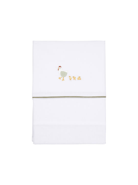 Little Dutch Little Farm Baby Sheet Crib Cotton...