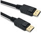PremiumCord Cable DisplayPort male - DisplayPort male 0.5m Μαύρο (KPORT8-005)