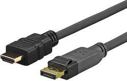 Vivolink DisplayPort Cable Male to HDMI Male 1m Black Vivolink DisplayPort Cable Male to HDMI Male 1m Black
