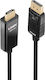 Lindy Cablu DisplayPort - HDMI de sex masculin 0.5m Negru (40924)