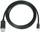 PremiumCord Cable DisplayPort male - mini DisplayPort male 1m Μαύρο (KPORT2-01)