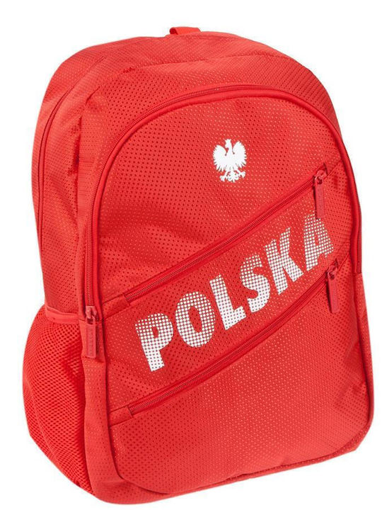 Starpak Polska Παιδική Τσάντα Πλάτης Κόκκινη 29x13x42εκ.