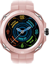 Microwear HW3 Smartwatch με Παλμογράφο (Ροζ)