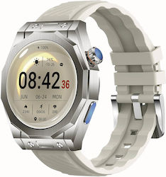 Microwear Smartwatch with Heart Rate Monitor (Beige)