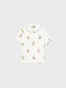 Mayoral Kids Polo Short Sleeve Cream