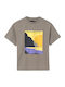 Kids' T-shirt Brown Ocean