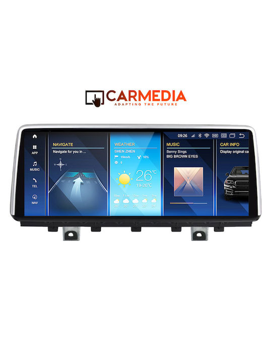 Carmedia Car Audio System for BMW X5 (F15) 2014-2017 (Bluetooth/USB/WiFi/GPS/Apple-Carplay/Android-Auto) with Touch Screen 10.25"