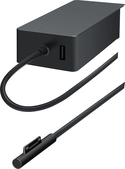 Microsoft Surface Φορτιστής Laptop 65W για Microsoft με Αποσπώμενο Καλώδιο Τροφοδοσίας