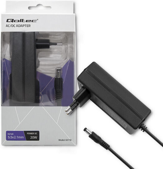 Qoltec Universal Φορτιστής Laptop 20W 5V 4A