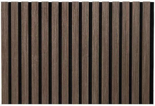 3D Πάνελ Τοίχου από MDF Βιδωτό / με Κόλλα Καφέ