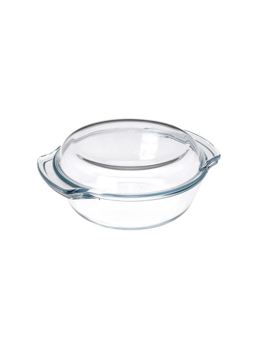 Glass Heat-Resistant Cookware with Lid 2000ml