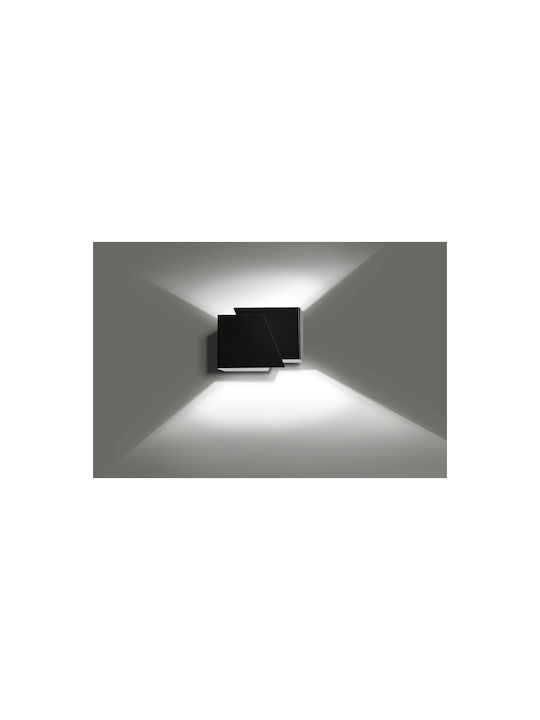 Emibig Leuchte Wand Schwarz 13cm