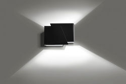 Emibig Leuchte Wand Schwarz 13cm