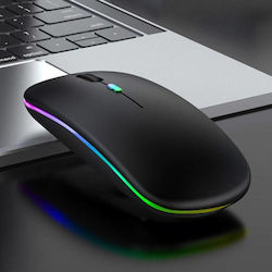 MR12 Drahtlos RGB Gaming Gaming Maus Schwarz