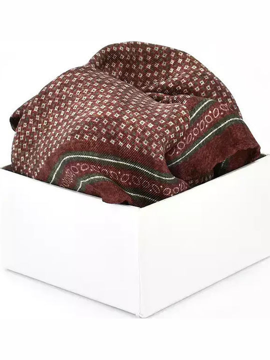 Men's Silky Handkerchief Burgundy