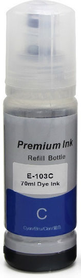 103 Kompatible Tintenstrahldrucker-Tintenpatrone Epson 103 70ml Cyan 1Stück