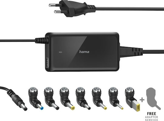 HAMA Încărcător Laptop Universal 65W 19V cu Cablu De Alimentare Detașabil