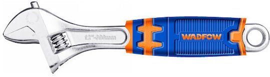 Wadfow French Wrench with Adjustable Opening 41mm and Anti-Slip Handle 300mm