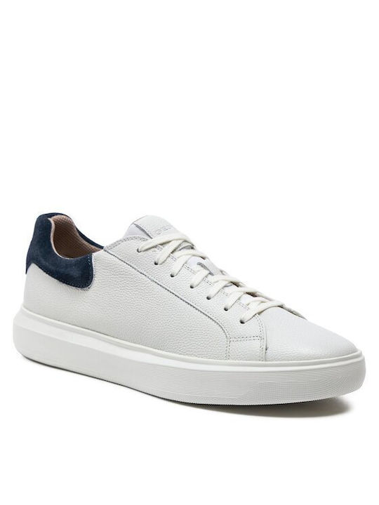 Geox U Deiven Ανδρικά Sneakers White / Navy