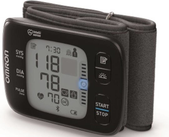 Omron RS7 Intelli IT Electronical Blood Pressure Monitor Wrist with Arrhythmia Detection & Bluetooth HEM-6232T-E