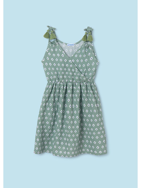 Kinderkleid Ärmellos Bay Leaf Mint