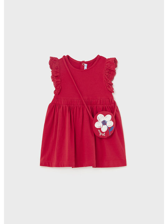 Mayoral Παιδικό Φόρεμα Κοκκινο