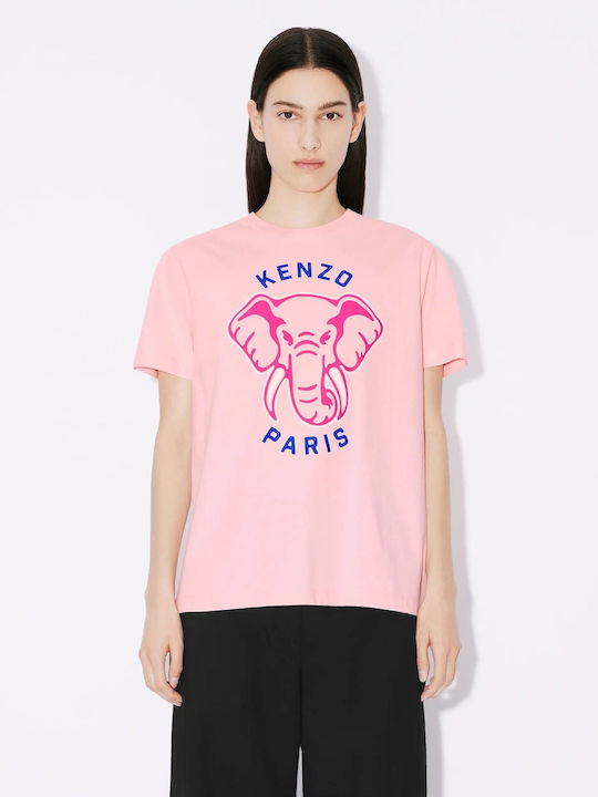 Kenzo Damen Oversized T-Shirt Pink
