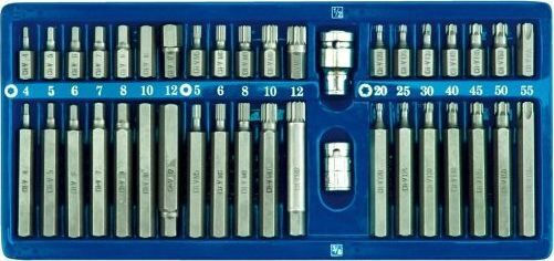 Silver Star Σετ 40 Μύτες Κατσαβιδιού Torx