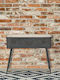 Metal Console Table Gray L80xW35xH67.5cm