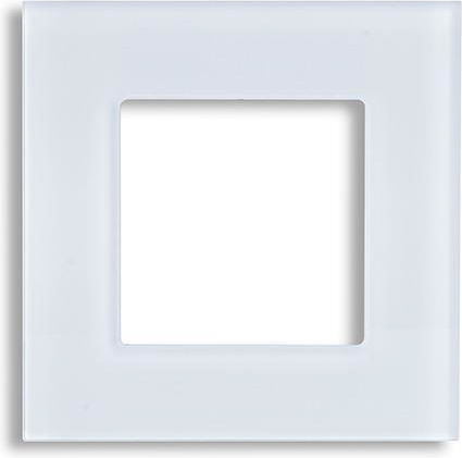 Eurolamp Switch Frame in White Color 152-60680