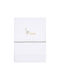 Little Dutch Little Farm Baby Sheet Crib Cotton White 110x140cm