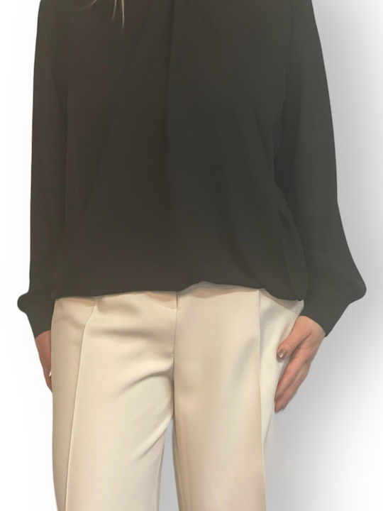 Le Vertige Women's Blouse Long Sleeve Black