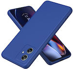 Moto Coperta din spate Silicon Albastru (Motorola Moto G54 5G)