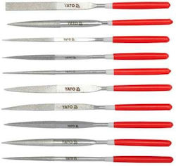 Yato YT-6151 Set Limes cu Mâner 10buc Yato YT-6151 Set Limes cu Mâner 10buc
