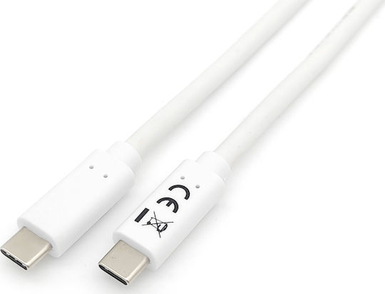 Equip USB 2.0 Kabel USB-C männlich - USB-C Weiß 1m (128361)