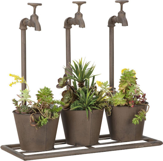 Mauro F Plant Pot Metal Bronze
