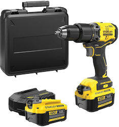 Stanley Percussive Drill Driver Battery Brushless 18V 2x4Ah