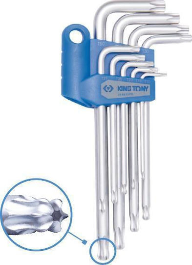 King Tony Set chei Torx cu 9 bucăți în formă L