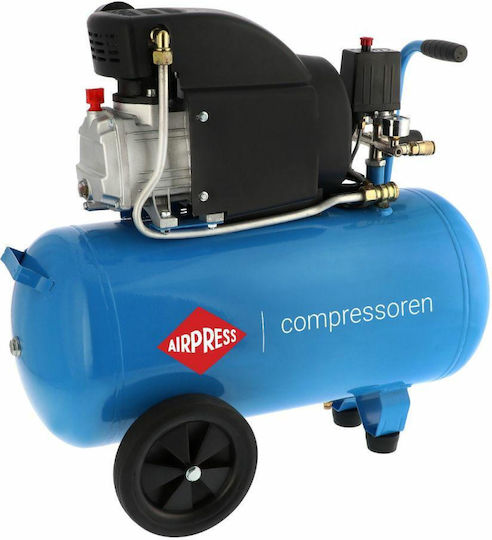 Airpress Μονοφασικό Κομπρεσέρ Αέρος με Αεροφυλάκιο 50lt